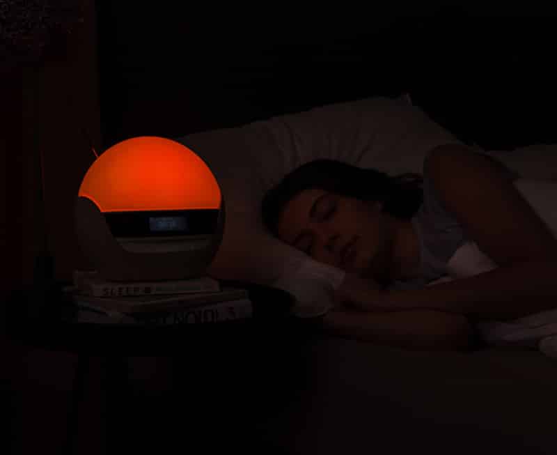 Comment fonctionne et marche le simulateur de crépuscule au coucher en mode nuit pour s'endormir ?