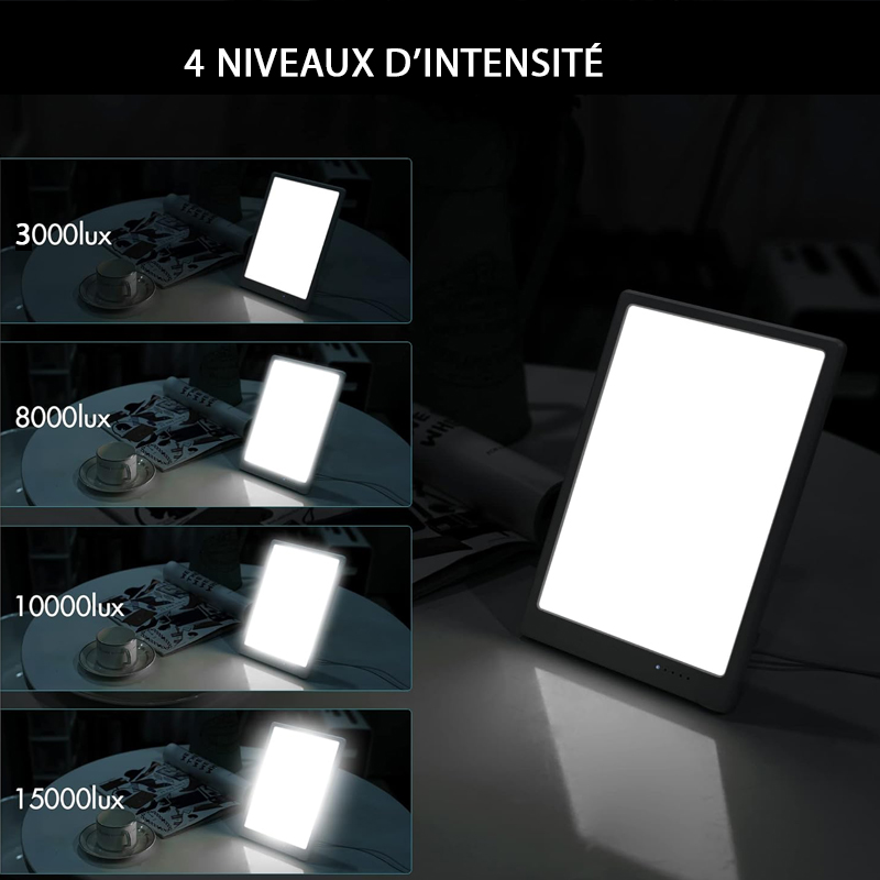 Lampe de luminothérapie 15000 lux - Mini Booster LED A15