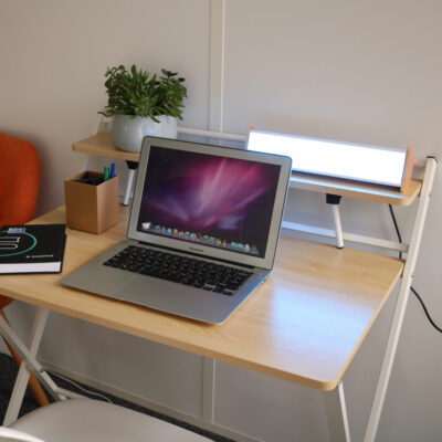 Lampe de luminotherapie dayvia mobilly blanc g4