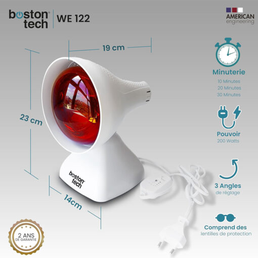 Lampe infrarouge à lumière rouge – Image 3