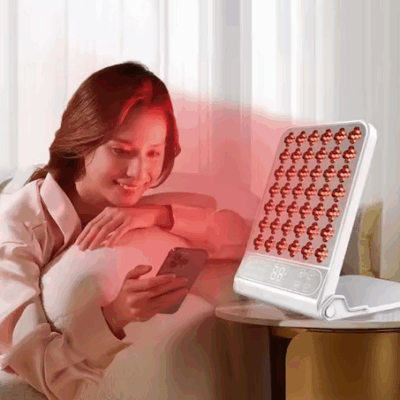 Lampe à lumière infrarouge + 3 couleurs luminothérapie photothérapie pour la peau