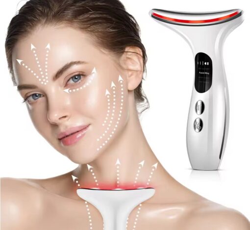 Appareil de lifting visage à luminothérapie photothérapie LED 7 couleurs – Image 2