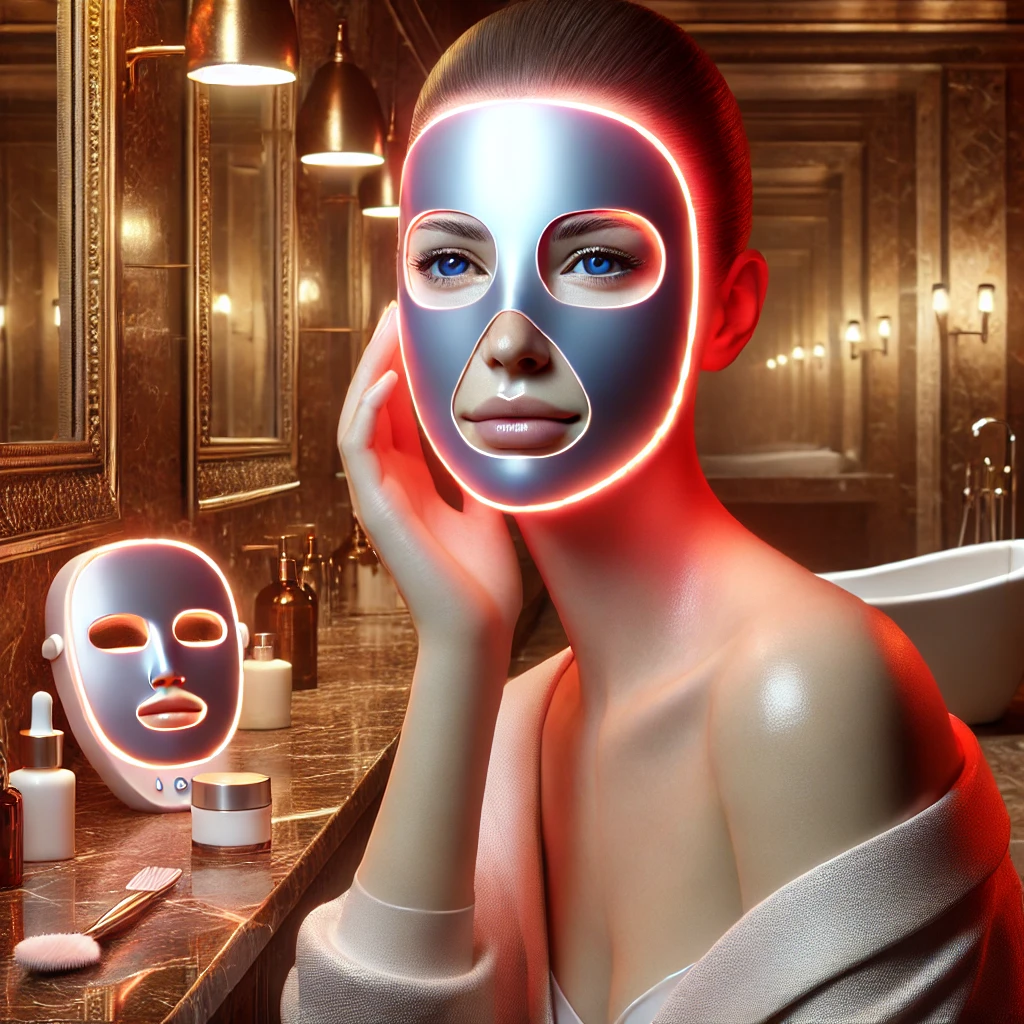 Amélioration du teint et de l’éclat de votre visage grâce à la luminothérapie.