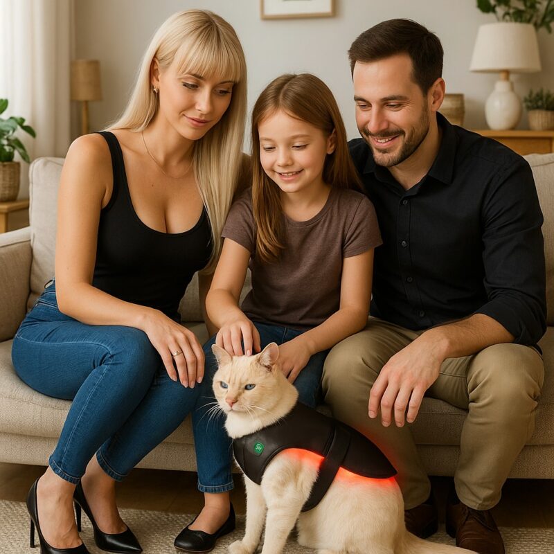 Ceinture de luminothérapie photothérapie à lumière rouge pour chats et chiens – Image 8