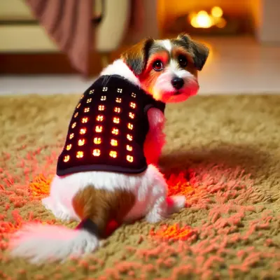 Ceinture de luminothérapie photothérapie à lumière rouge pour chats et chiens