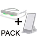 Lunettes de luminotherapie dayvia sunactiv pack lampe