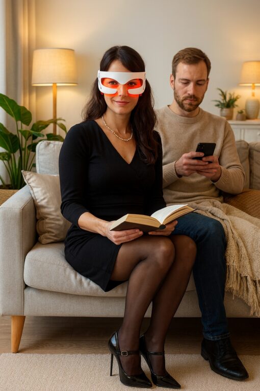 Masque de luminothérapie photothérapie LED pour les yeux – Image 7