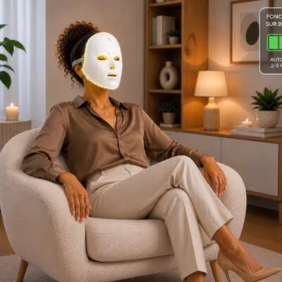 Masque de luminothérapie photothérapie LED pour le visage SOLVITAL MV
