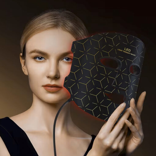 Masque de luminothérapie photothérapie LED visage et cou – Image 2