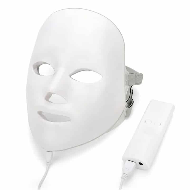 Masque led lumineux blanc adulte