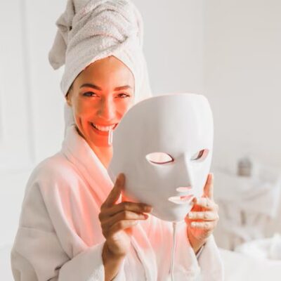 Masque de luminothérapie photothérapie LED pour le visage