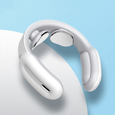 Masseur de cou a impulsion electrique relaxation chaleur sans fil 7