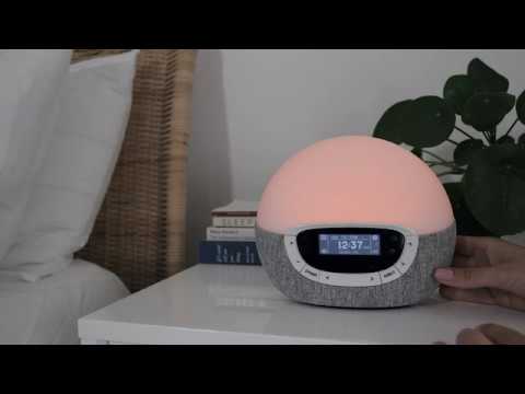 Découvrez comment paramétrer le réveil simulateur d'aube Lumie 300 en vidéo