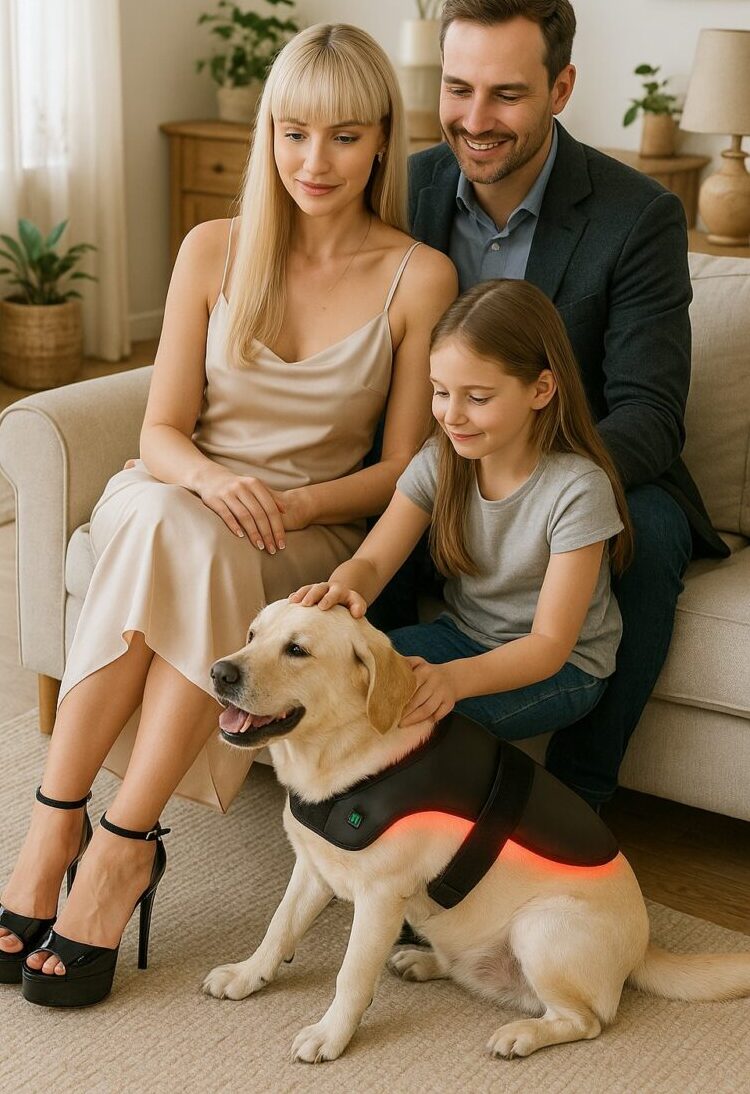 Ceinture de luminothérapie photothérapie à lumière rouge pour chats et chiens