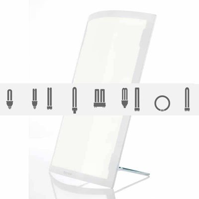 tube de rechange pour lampe de luminotherapie dayvia white et black 072